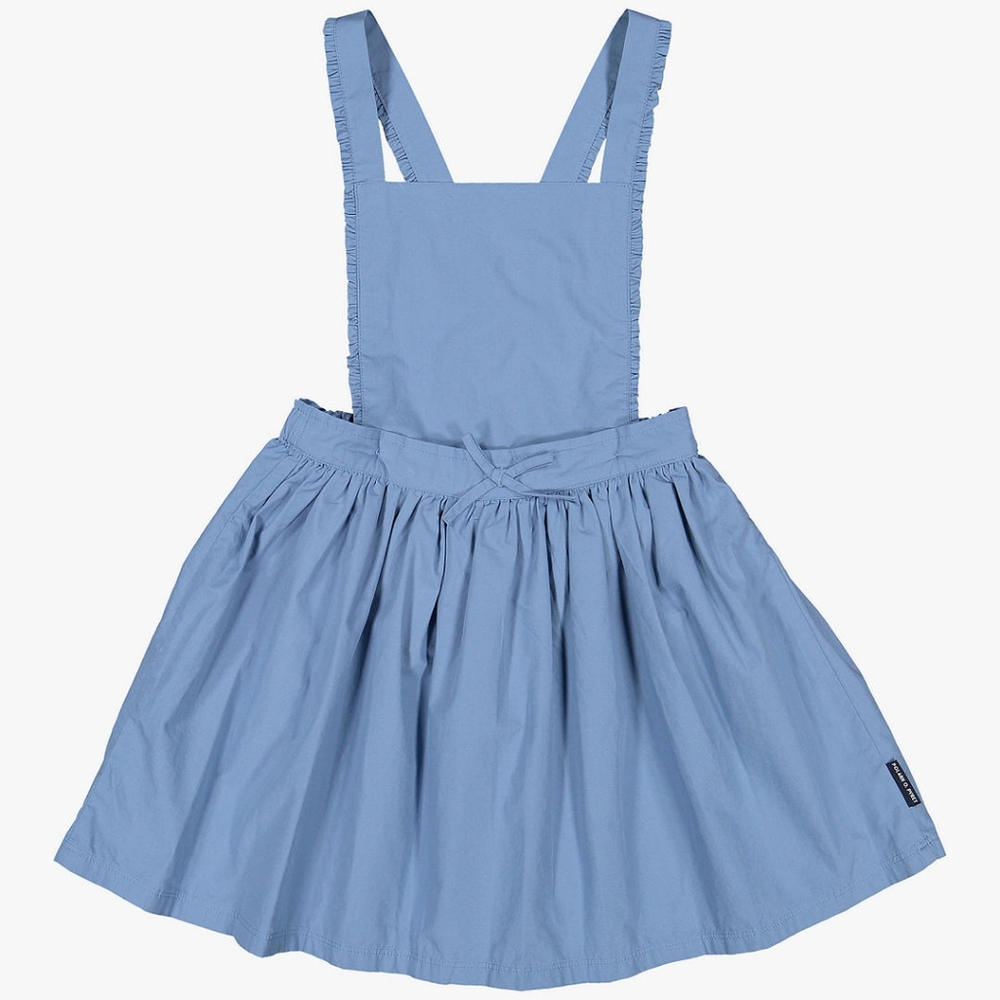 Polarn o Pyret 2-3T blue pinafore dress bib skirt